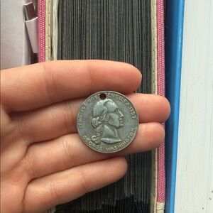 Vintage George Washington Coin Pendant